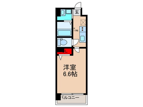 ワールドアイ大阪城EASTⅡの物件間取画像